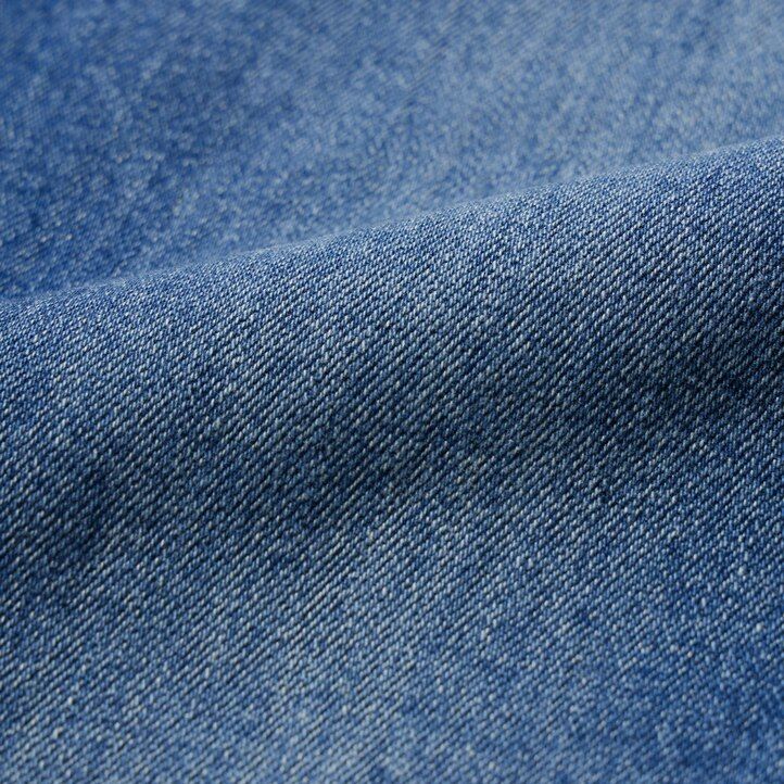 dámské modré džíny uniqlo slim fit straight leg s délkou po kotníky