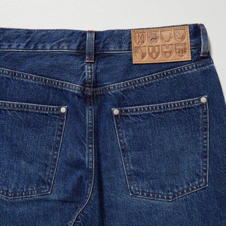 tmavě šedé dámské džíny uniqlo slim fit straight leg