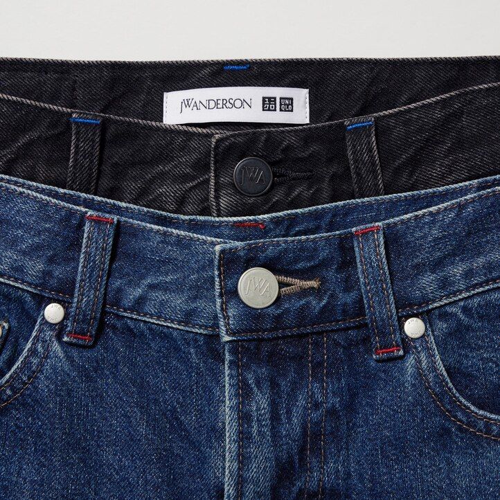 tmavě šedé dámské džíny uniqlo slim fit straight leg