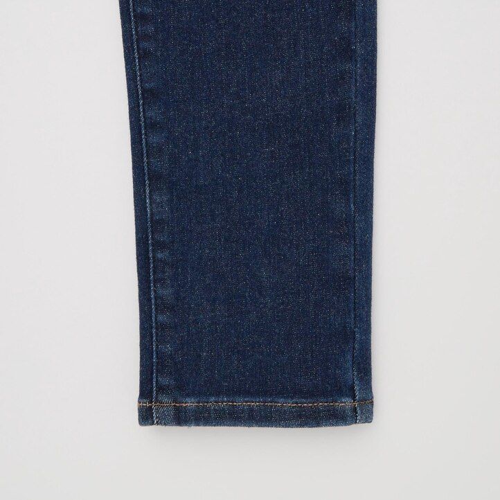 dámské džíny uniqlo ultra stretch high rise skinny fit v tmavě modré barvě