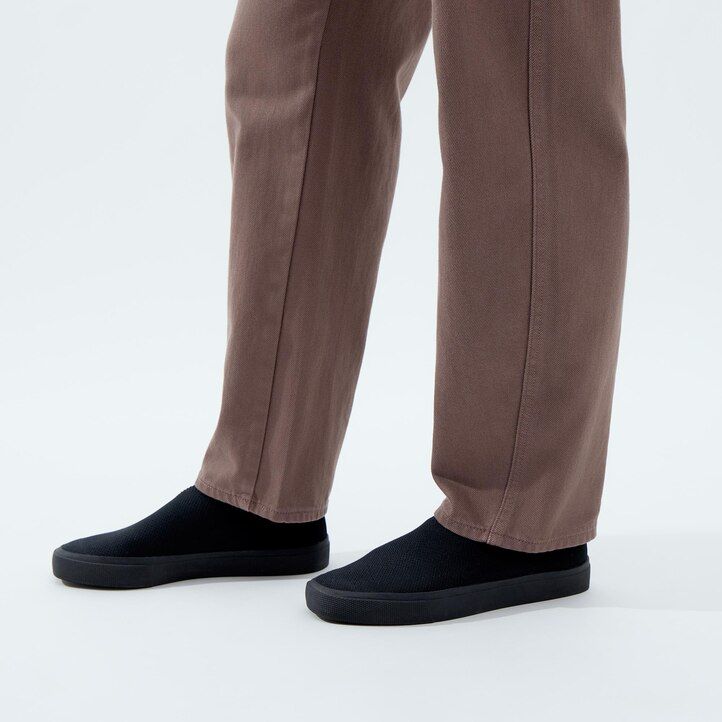 dámské džíny uniqlo curved olivové barvy