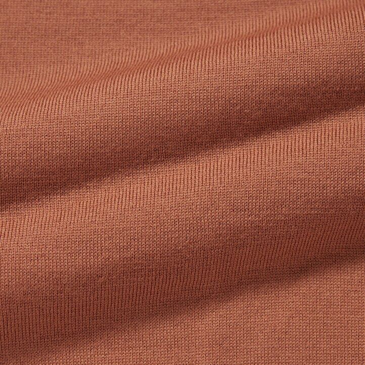 oranžové dámské svetry uniqlo 100pct extra fine merino