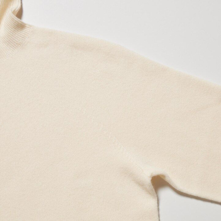 dámské bezešvé svetry uniqlo ze 100 shmeru 3d pletené tmavě modré