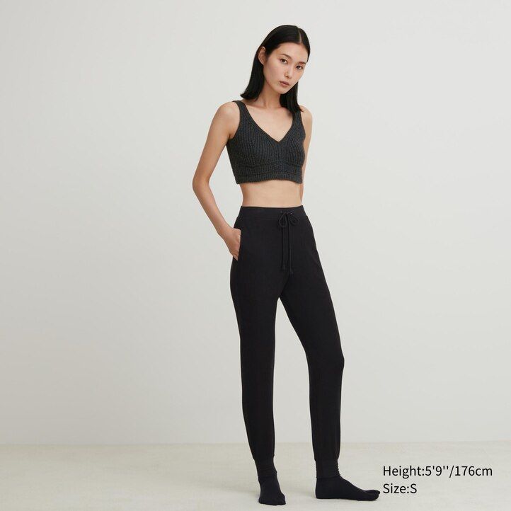 dámské bezešvé žebrované svetry uniqlo 3d knit tmavě šedé