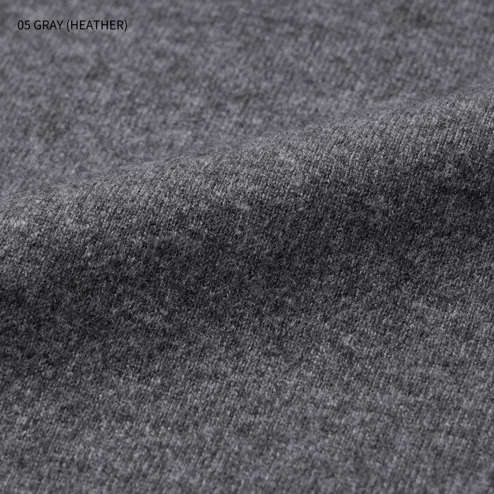 dámské svetry uniqlo 100pctshmere s kulatým výstřihem béžové barvy