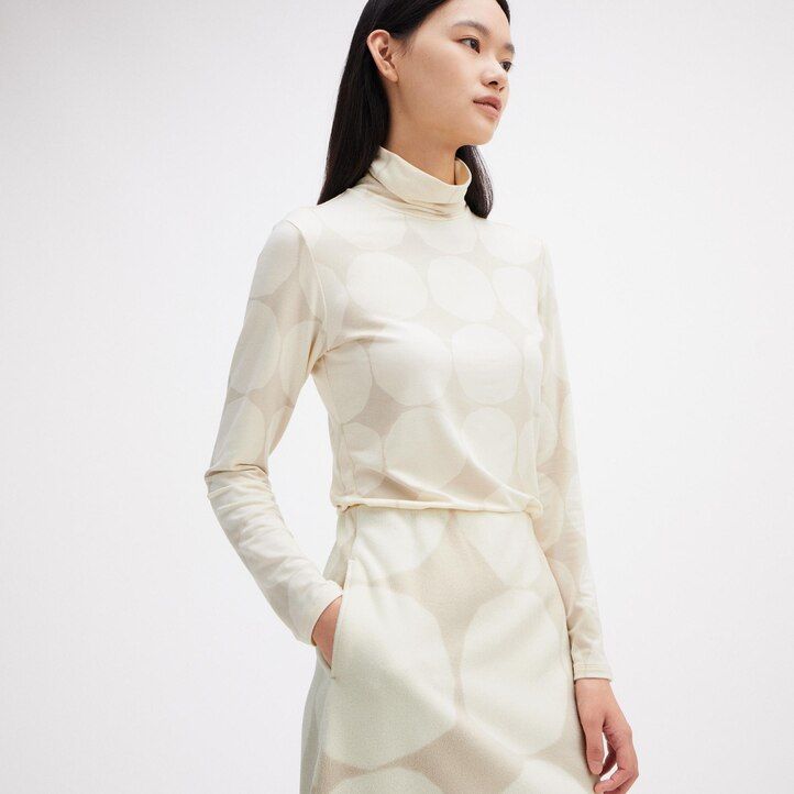dámské fleecové sukně uniqlo černé