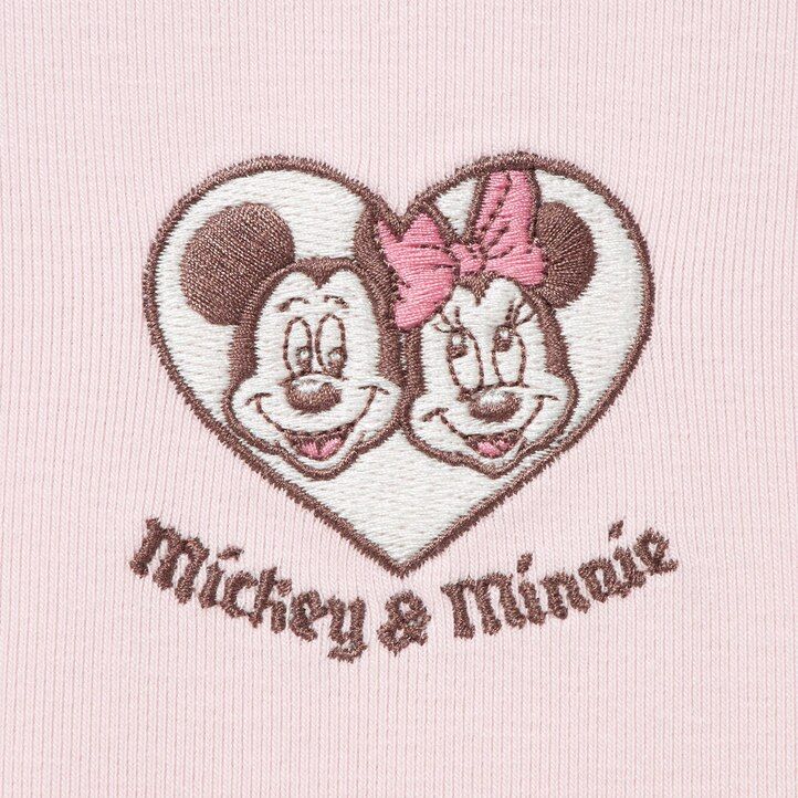 dámská růžová trička uniqlo s grafikou a mini potiskem z kolekce disney
