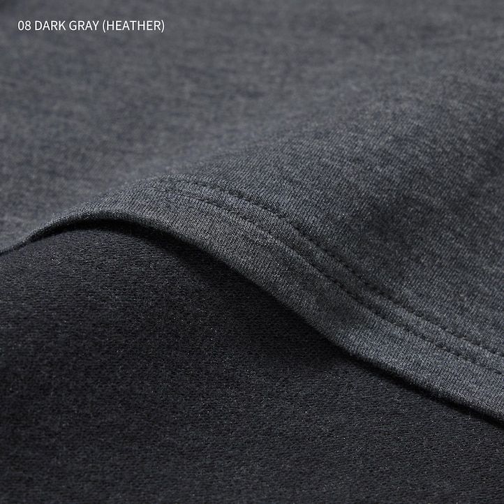světle šedé dámské termo tričko uniqlo heattech extra warm cotton s kulatým výstřihem a rukávy