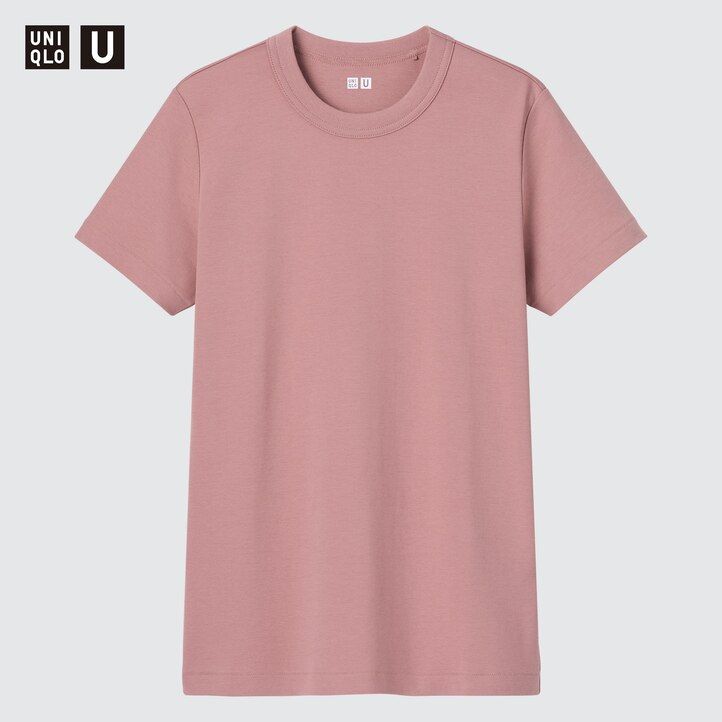 dámská bílá trička uniqlo s kulatým výstřihem a rukávy
