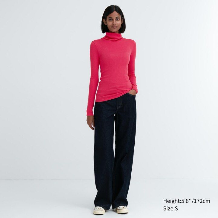 dámská termo trička uniqlo heattech extra warm s bezešvými rukávy a žebrovanými rukávy šedá