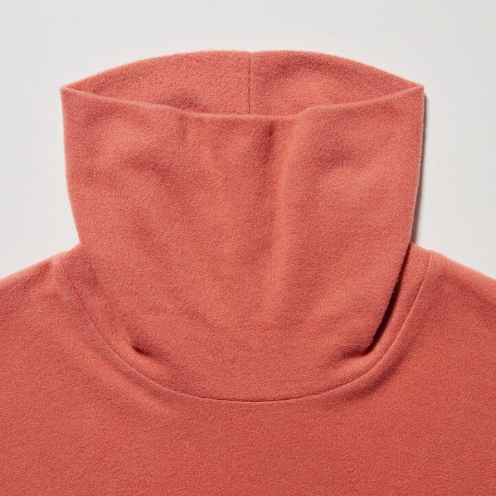 dámské termo tričko uniqlo heattech fleece s rukávy šedé