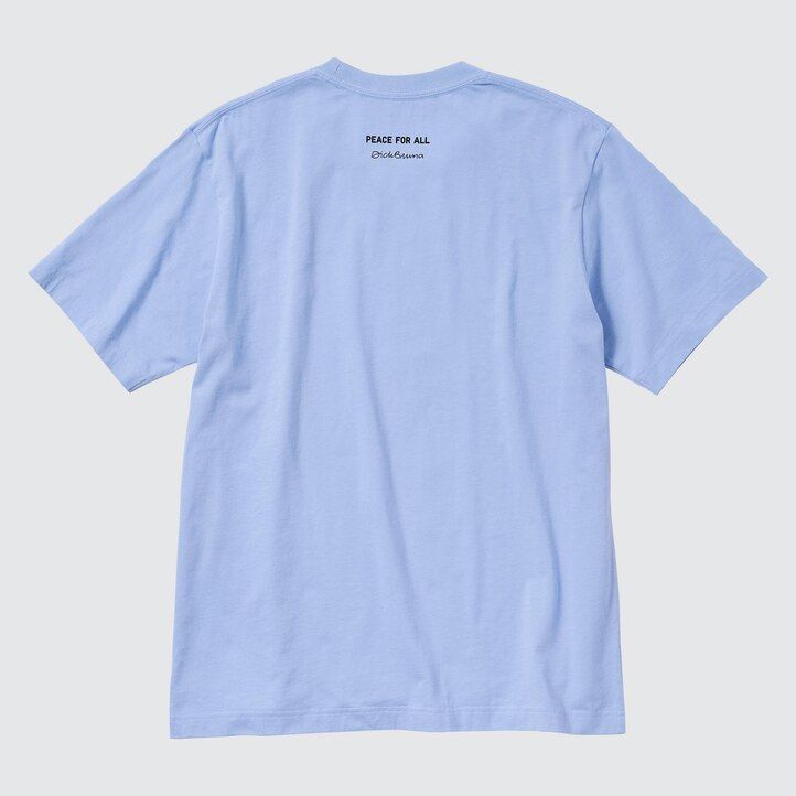 dámská modrá trička uniqlo peace for all s grafikou dick bruna