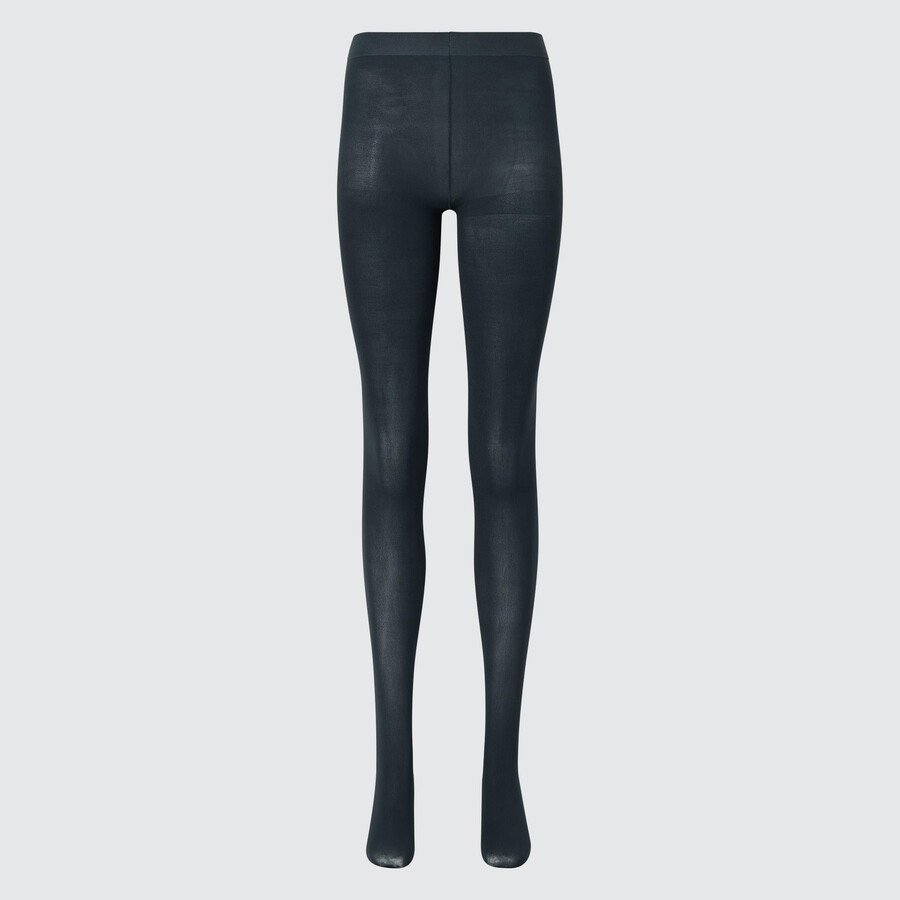 tmavě šedé dámské termo legíny uniqlo heattech