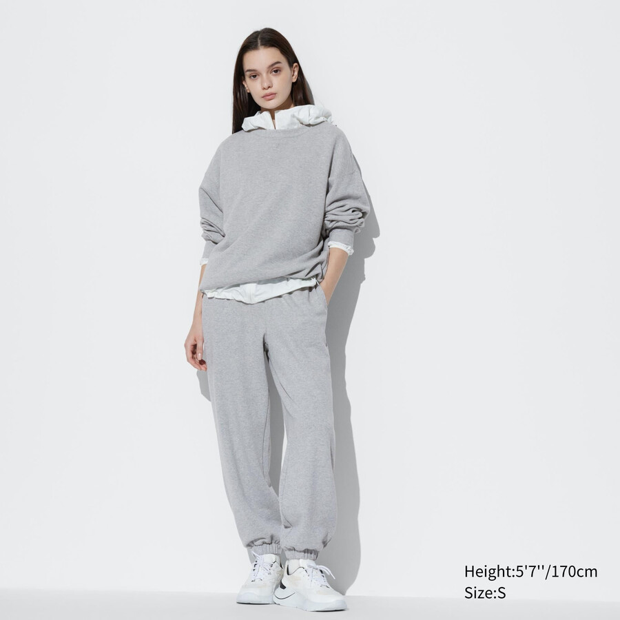 dámské tepláky uniqlo šedé - uniqlo