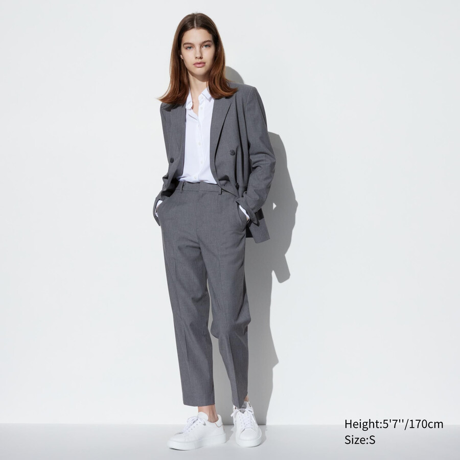 dámské tílko uniqlo smart ankle length šedé