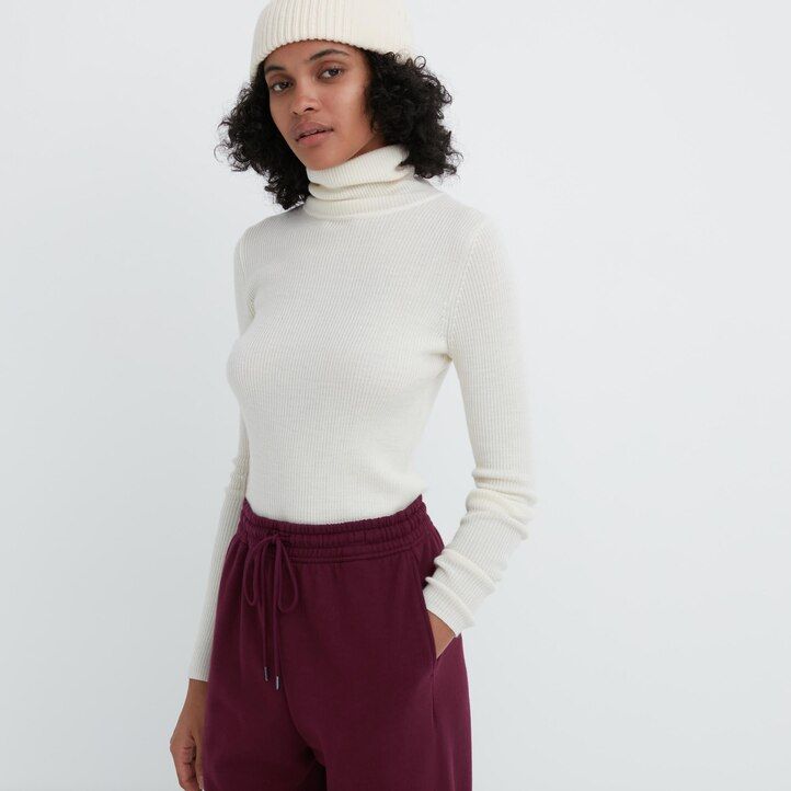 bílé dámské tepláky uniqlo joggers