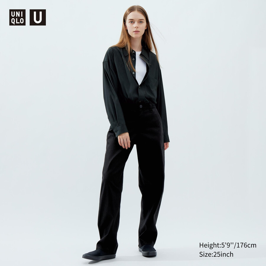 dámské chino tílko uniqlo černé