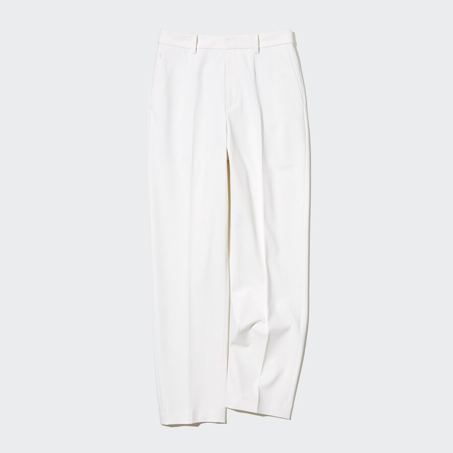 dámské elegantní topy uniqlo v bílé barvě ke kotníkům