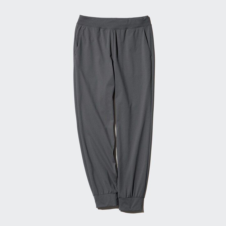 dámské strečové topy uniqlo ultra stretch airism šedé