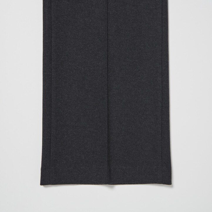 dámské tmavě šedé zkrácené topy uniqlo brushed jersey